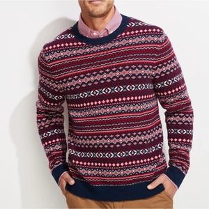 Men's XL Vineyard Vines Fair Isle Wool Alpaca Blend‎ Sweater